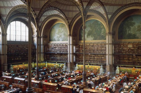 Henri Labrouste (architect), Bibliothèque nationale, vue de la salle de lecture, G. Fessy, photograph © Georges Fessy