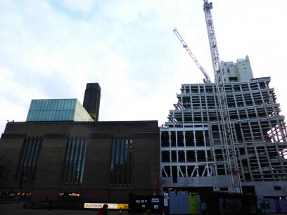 Under construction: the Tate Modern extension due to open in 2016. Photo: Rosalind Ormiston