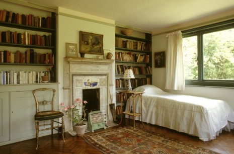 Virginia Woolf's bedroom at Monk's House in East Sussex