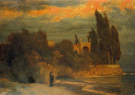 Arnold Böcklin (1827–1901)  Villa by the Sea, 1871–1874  Oil on canvas, 108 x 154 cm  Städel Museum, Frankfurt am Main