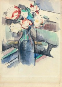  Paul Cézanne, Roses in a Vase, pencil and watercolour, c. 1885, Courtesy, National Gallery of Art, Washington D.C