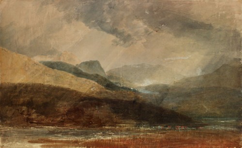 JMW Turner Blair Atholl, looking towards Killiecrankie, c. 1801, Gouache and watercolour on paper
