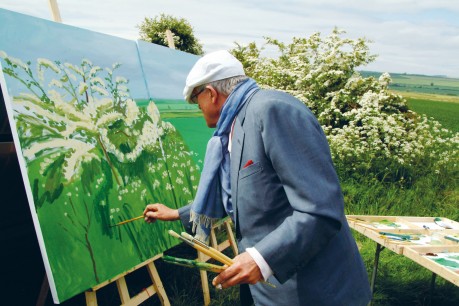 David Hockney painting Woldgate