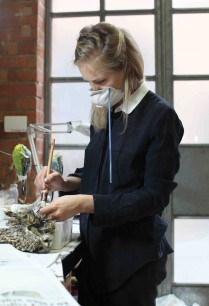 Portrait of Polly Morgan, from Sanctuary: Britain's Artists & their Studios