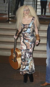 Dolce & Gabbana, ‘Birth of Venus’ dress worn by Lady Gaga