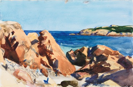 Edward Hopper, Rocks and Cover