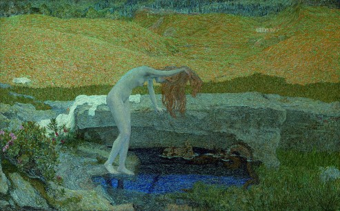 Giovanni Segantini,  La Vanità (1897 ) (Vanity),  oil on canvas