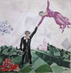 Marc Chagall The Promenade 1917–18  Oil on canvas  1752 x 1684 mm  © ADAGP Paris and DACS, London 2013