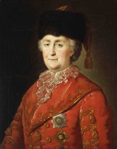 Catherine the Great in her travelling costume