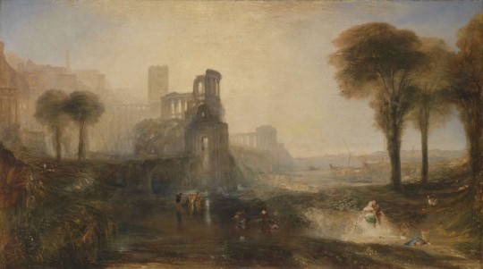 Joseph Mallord William Turner, Caligula’s Palace and Bridge, exhibited 1831 © Tate