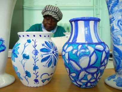 Painted vases