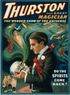 Strobridge Lithograph Co. poster of famous American magician Howard Thurston, 1915. © The Library of Congress