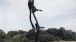 Barry Flanagan, '30ft Acrobats' (2003). Bronze sculpture, edition of 4 (1ac). Courtesy of The Estate of Barry Flanagan. © The Estate of Barry Flanagan / Bridgeman Art Library.