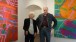 Betty and Albert Irvin photographed at the Peppercanister Gallery, Dublin  in 2008.