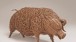Life size  wickerwork boar, Courtesy Fortnum & Mason