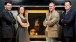 Staff at Woburn pose with the newly authenticated Rembrandt painting