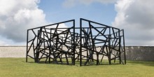 Eva Rothschild, Culture and Nature (2014), in the beautiful setting of the Cass Sculpture Foundation