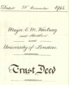 The High Court's interpretation of the Warburg's trust deed resulted in a judgment in the Institute's favour, which London University wishes to appeal