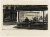 Edward Hopper (1882–1967), Study for Nighthawks, 1941 or 1942. Fabricated chalk and charcoal on paper; (28.3 × 38.1 cm). Whitney Museum of American Art, New York; purchase and gift of Josephine N. Hopper by exchange 2011.65. © Heirs of Josephine N. Hopper