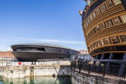 The new Mary Rose Museum  Designed by Chris Wilkinson of Wilkinson Eyre  Photo: © Gareth Gardner