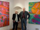 Betty and Albert Irvin photographed at the Peppercanister Gallery, Dublin  in 2008.