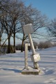 David Smith, Cubi XXI, 1964. Stainless steel. Installed at Storm King Art Center.  Photo: Jerry L. Thompson.