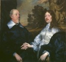 William Dobson (1611-1646), Portrait of an Old and a Younger Man (John Taylor and John Denham) (1643). The Samuel Courtauld Trust, The Courtauld Gallery, London