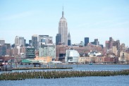 The Empire State Building and the new Whitney (white building in foreground to the right of the ESB). Photograph by Tim Schenck