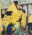 Lyonel Feininger Carnival in Arcueil, 1911, in Art Institute of Chicago; Joseph Winterbotham Collection © Lyonel Feininger Family, LLC./Artists Rights Society (ARS), New York Photograph © The Art Institute of Chicago