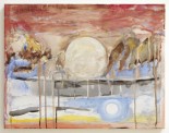 Isabel Nolan, Cold Horizon,  2011, watercolour and waterbased oil on canvas, 35 x 45 cm © the artist