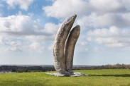 Mark Handforth, Two Old Bananas. Image courtesy the artist and Cass Sculpture Foundation