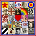 Sir Peter Blake OBE, CBE, Some of the Sources of Pop Art no. 7, screenprint with glazes, glitter and diamond dust
