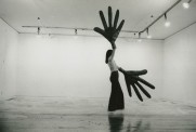 Sylvia Palacios Whitman (b. 1941), Passing Through, performance at Sonnabend Gallery, New York, May 20, 1977. Photograph by Babette Mangolte © 1977 All reproduction rights reserved