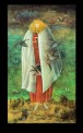 Leonora Carrington, The Giantess (The Guardian of the Egg), 1947 circa, Tempera on wood panel, 117 x 68 cm, Collection Miguel S. Escobedo, © Estate of Leonora Carrington / ARS