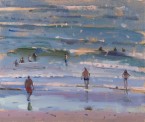 Richard Pikesley, The Rolling Wave, Oil on board, 10 ins x 12 ins