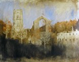 Emerson Mayes, Approaching the Abbey, Winter © The artist