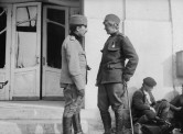 Sgt Major Flora Sands, the only recorded British woman to serve in WWI. Wounded by a hand grenade while serving in the Serbian Army & afterwards decorated with Cross of Kara-George for bravery in the field. Salonika, Jan.1917. © IWM