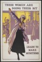 These women are doing their bit: learn to make munitions. Poster [London, 1916]