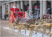 Duncan Titmarsh's LEGO Santa and reindeer used over 700,000 LEGO bricks