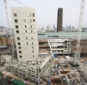 The new building in progress at Tate Modern. Image courtesy Tate