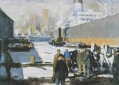 George Bellows, Men of the Docks, 1912. Bought with a grant from the American Friends of the National Gallery, made possible by Sir Paul Getty’s fund, & by private appeal, 2014 © The National Gallery, London