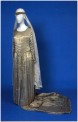 Muriel Cavaghan's silver wedding dress. Courtesy Tullie House