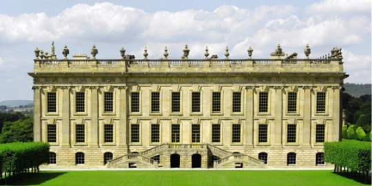 Chatsworth House; the grounds make a perfect setting for a sculpture exhibition