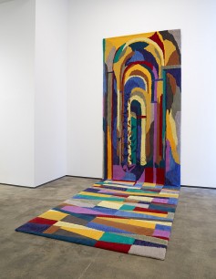 Isabel Nolan, The Emptied Room: A Rug for the 20th Century, 2014, hand tufted wool, 638 x 180 x 1.5 cm