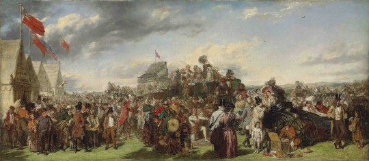 Lot 24 William Powell Frith, RA (1819–1909), Derby Day, Oil on canvas, Estimate: £300,000-500,000. Courtesy Christie’s Images Ltd 2011