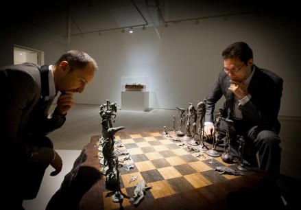 Art and chess - artists create unique sets of chessmen for the Saatchi Gallery