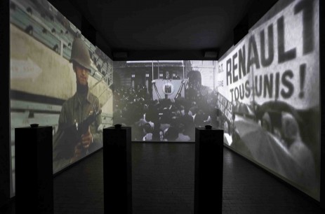 Christan Boltanski, 6 Septembres, 2005. Three-channel video Installation. Courtesy: Marian Goodman Gallery.