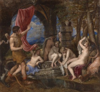 Titian, Diana and Actaeon, courtesy National Gallery and National Galleries Scotland