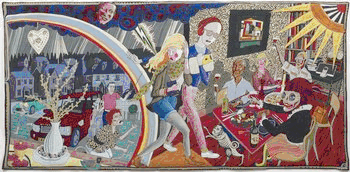 Grayson Perry, one of the tapestries from 'The Vanity of Small Differences'