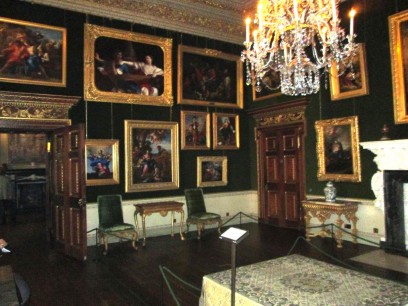 Some of the paintings originally purchased by Britain's first prime minister, Robert Walpole and later sold to Catherine the Great of Russia, back on the walls at Houghton